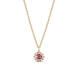 Ophelia Pendant - Pink Tourmaline