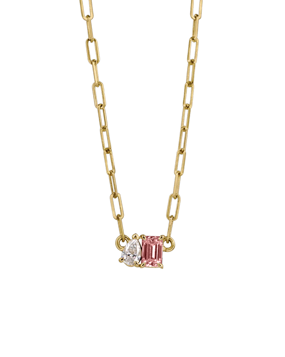 Bridget Small Toi et Moi Necklace
