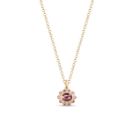 Ophelia Pendant - Pink Tourmaline