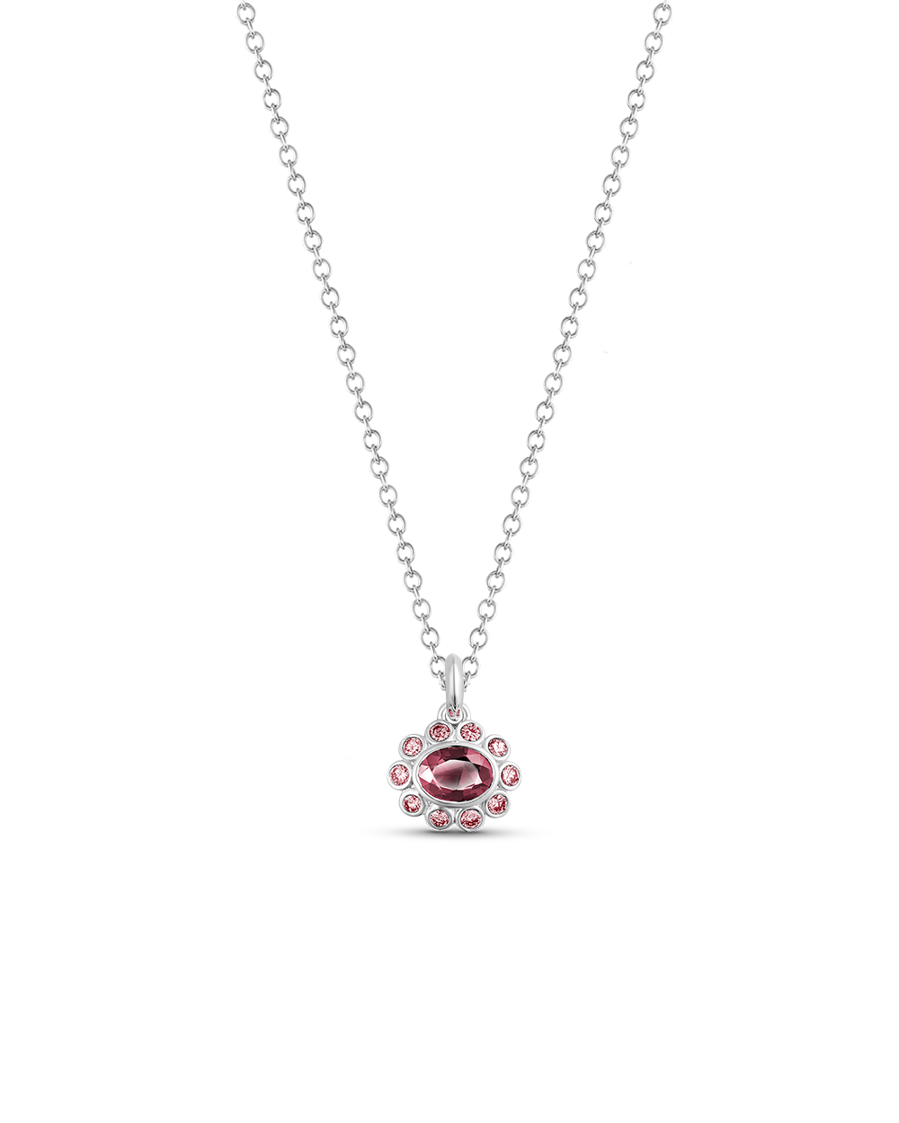 Ophelia Pendant - Pink Tourmaline