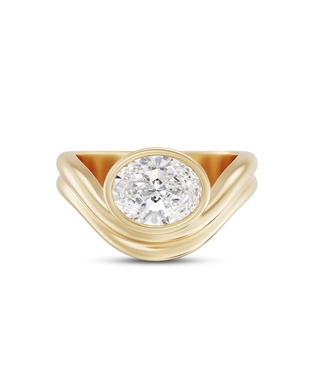 Pollux 1.51ct Oval Diamond Ring