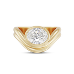 Pollux 1.51ct Oval Diamond Ring