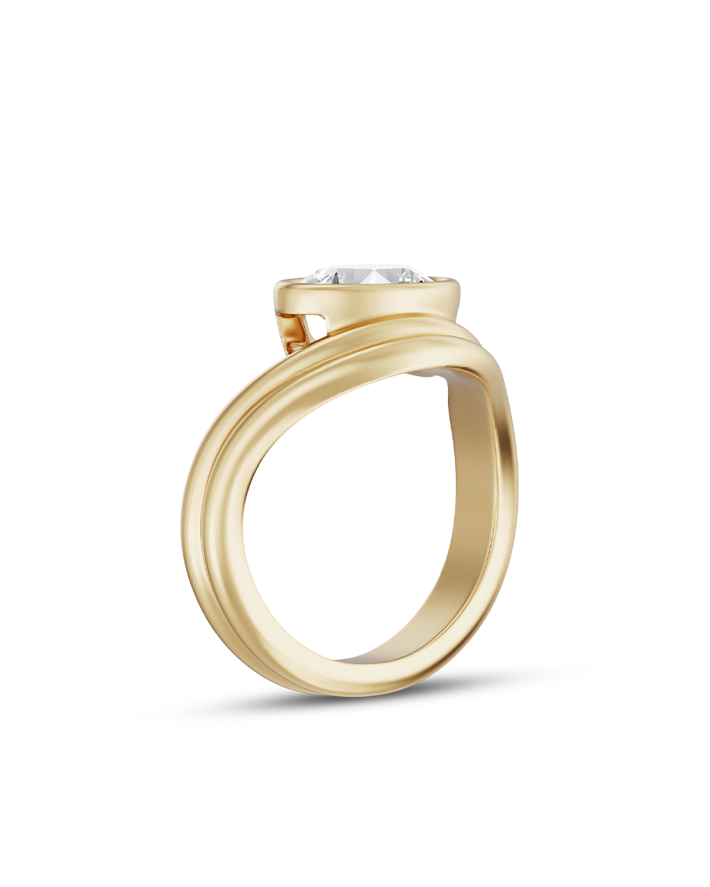 Pollux 1.51ct Oval Diamond Ring