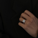 Princess Cut Diamond Halo Ring classajewellers