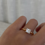 Princess Cut Diamond Solitaire Ring classajewellers