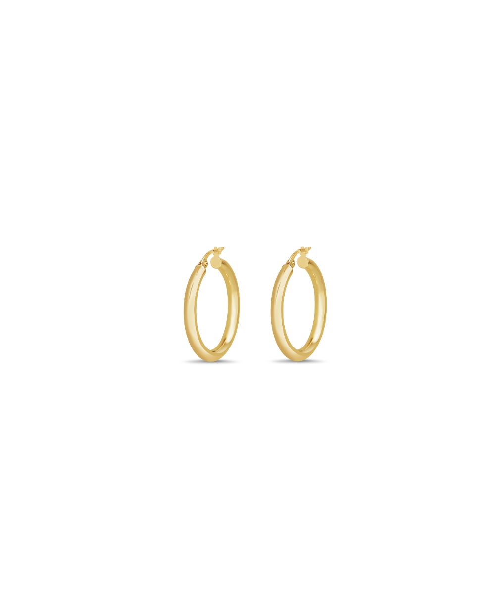 Tube Hoop Earring