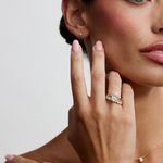 Oval Solitaire Diamond Necklace