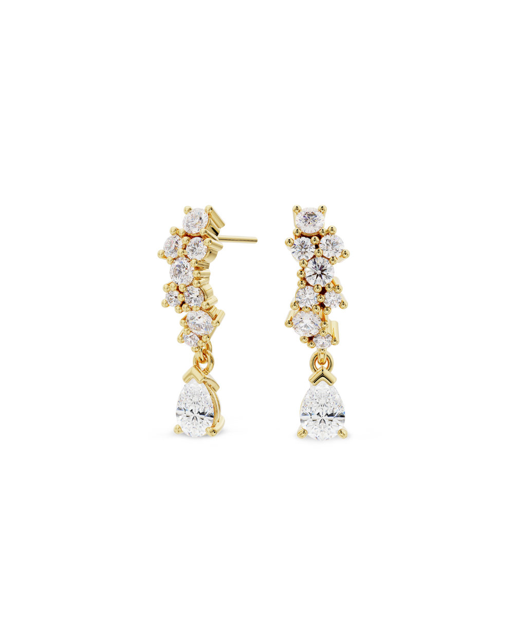 Dorsa Diamond Drop Earrings