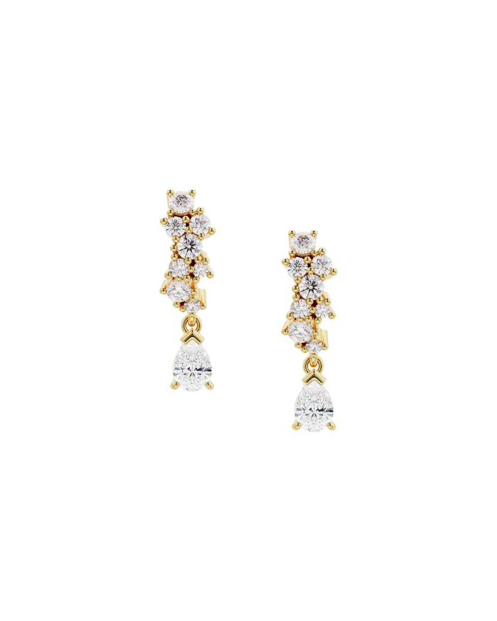 Dorsa Diamond Drop Earrings