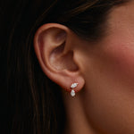 Eve Marquise and Pear Diamond Drop Earrings