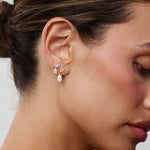Sophia Double Pear Diamond Drop Earrings
