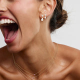 Sophia Double Pear Diamond Drop Earrings