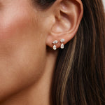 Eve Marquise and Pear Diamond Drop Earrings
