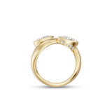 Castor Pear Toi et Moi Diamond Ring