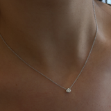 Round 0.28ct Solitaire Diamond Necklace