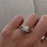 Round Diamond Halo Fancy Ring classajewellers