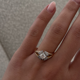 Round Diamond Halo Fancy Ring classajewellers