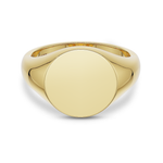 Bold Round Signet Ring