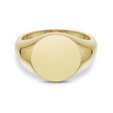 Bold Round Signet Ring