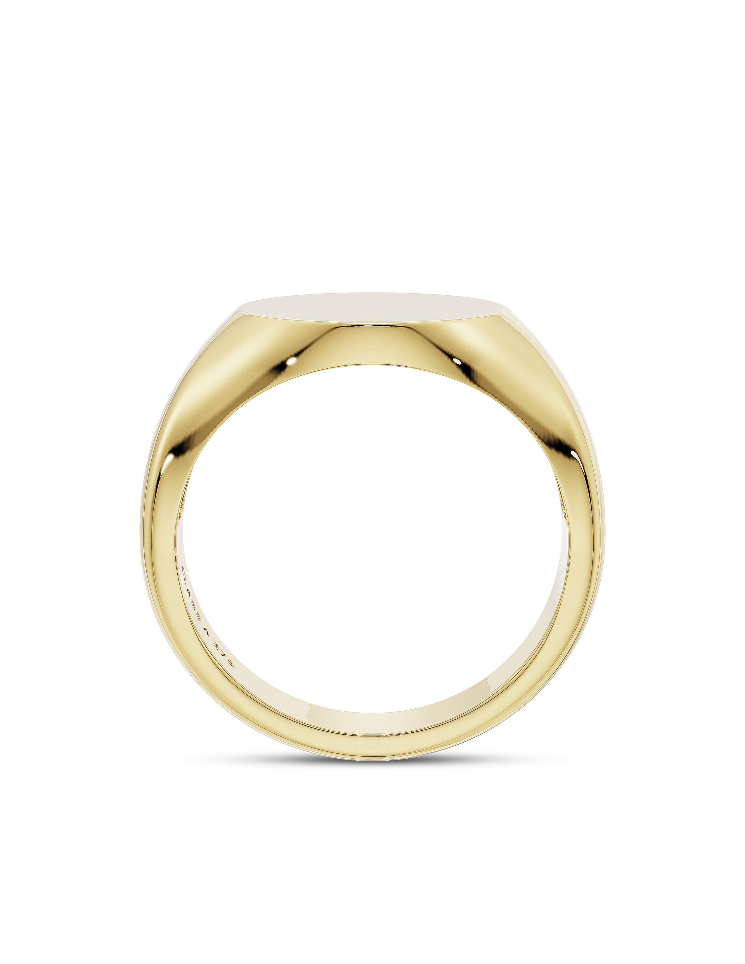 Bold Round Signet Ring