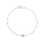 Round Solitaire Diamond Bracelet classajewellers