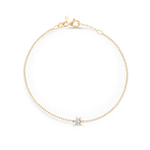 Round Solitaire Diamond Bracelet classajewellers