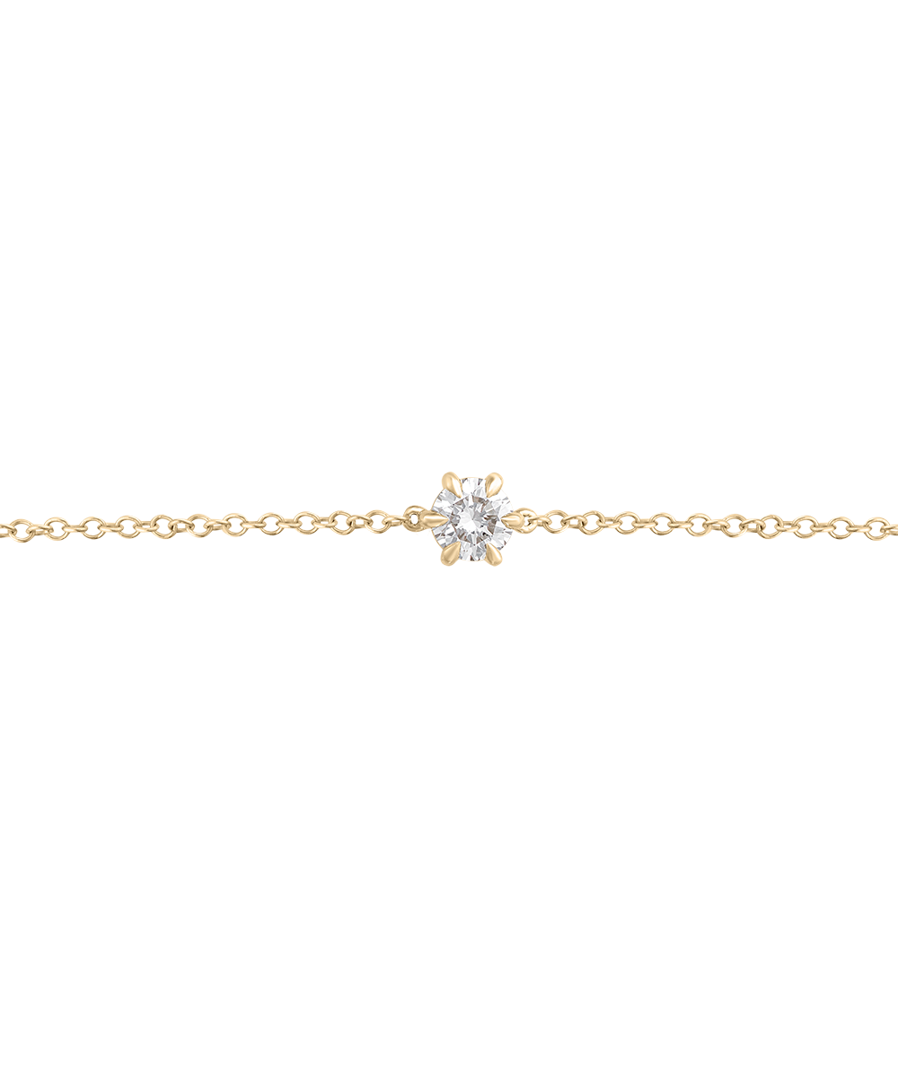 Linked for Life Round Solitaire Diamond Bracelet classajewellers