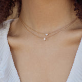 Round Solitaire Diamond Necklace - 0.30ct