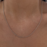 Rounded Cable Chain Necklace with Parrot Clasp