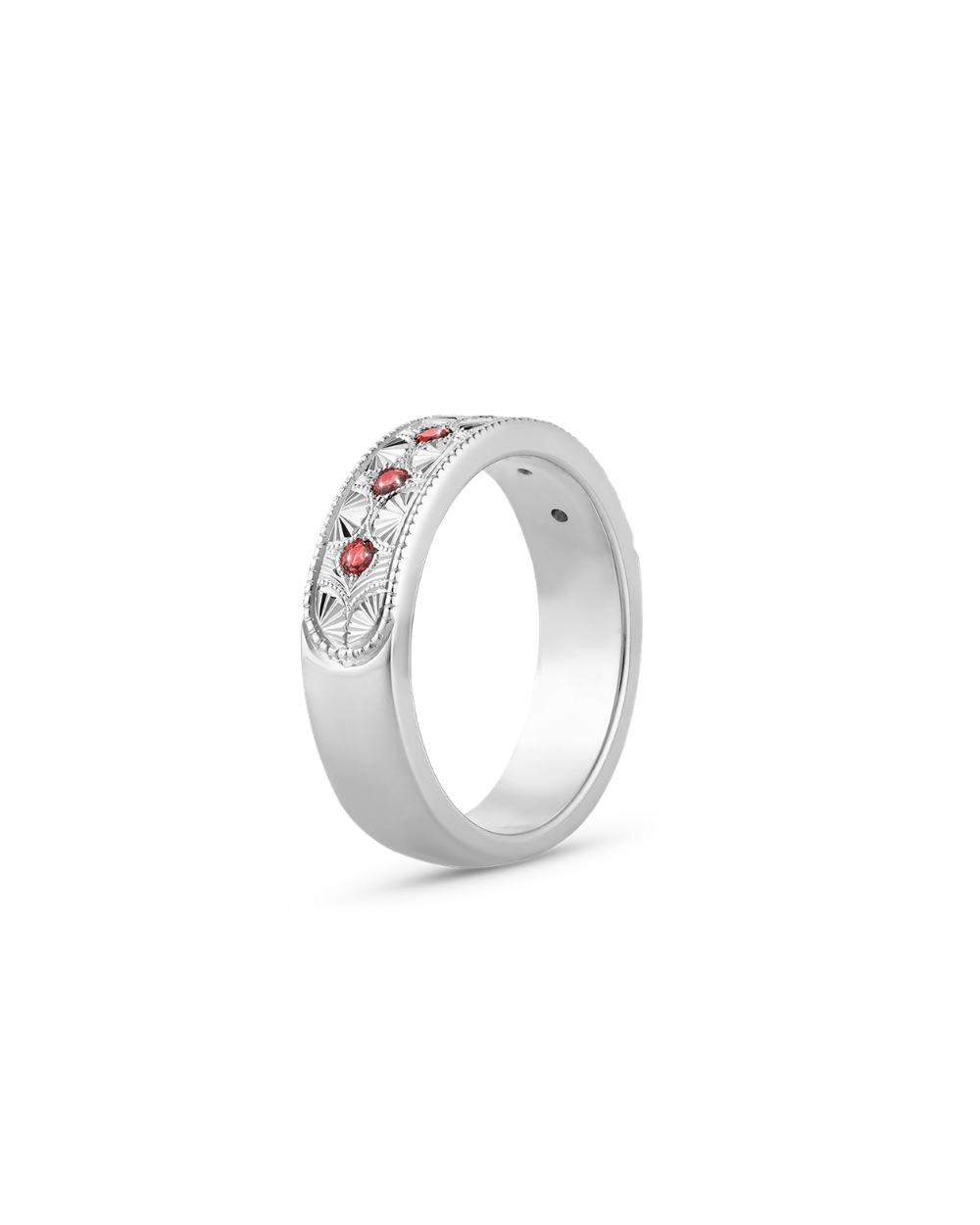 Beatrice Hand Engraved Band classajewellers