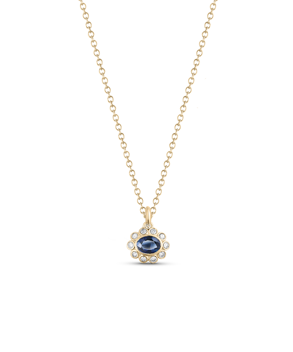 Ophelia Pendant - Sapphire