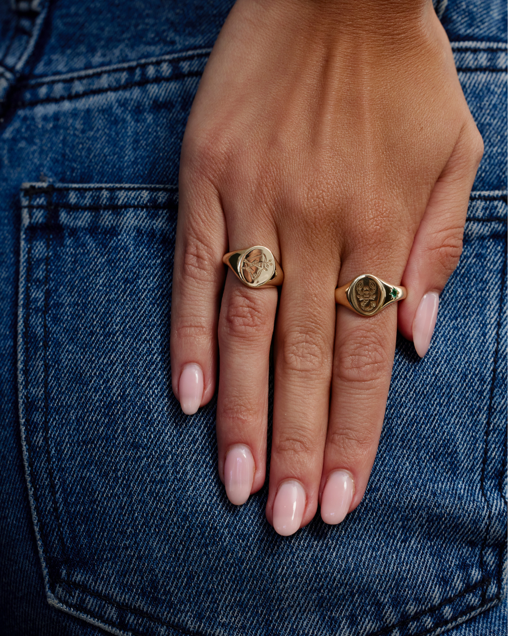 Bold Oval Signet Ring