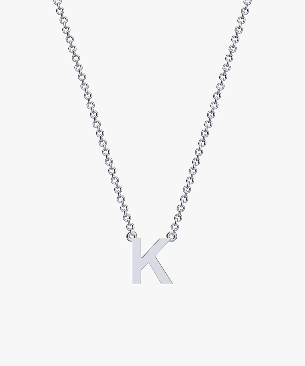 Single Initial Necklace