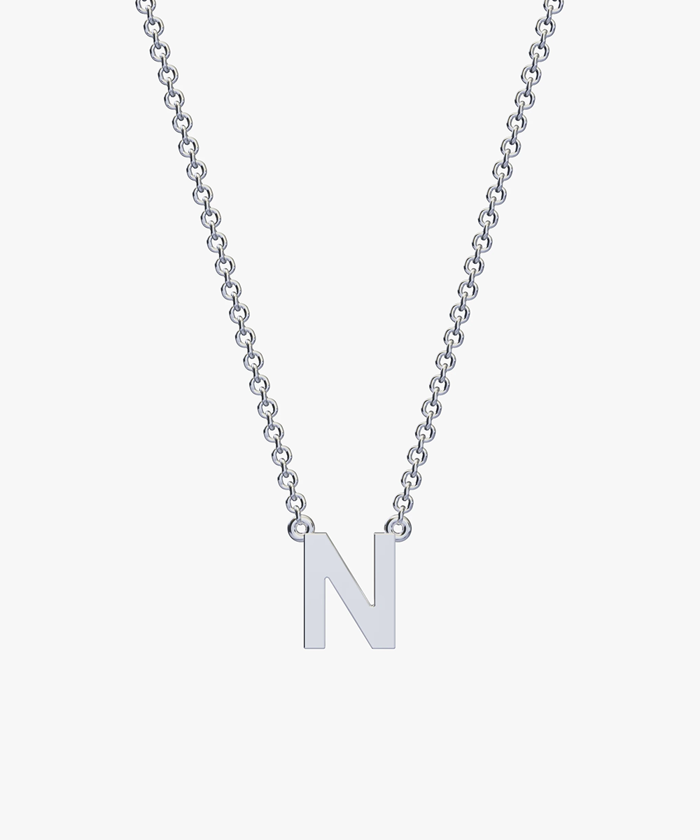 Single Initial Necklace