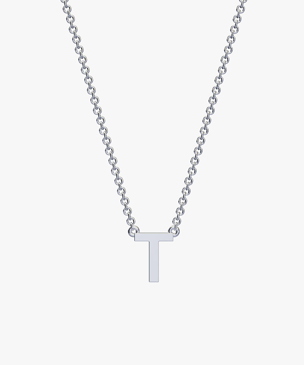 Single Initial Necklace