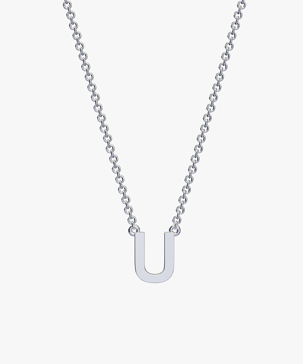 Single Initial Necklace