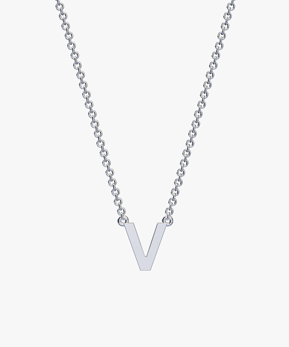 Single Initial Necklace