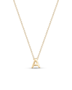 Single Initial Necklace