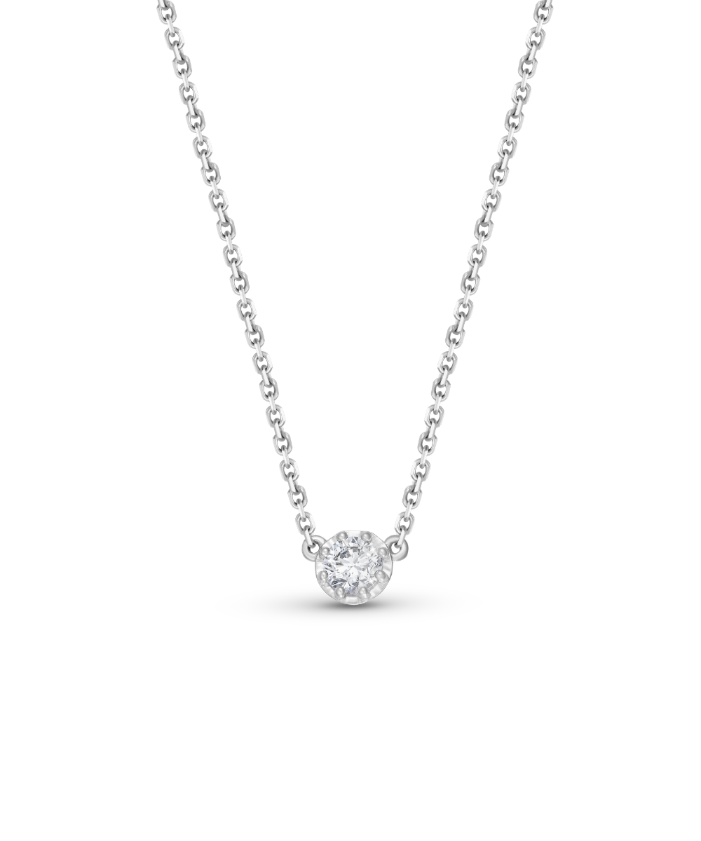 Sloan Round Diamond Necklace classajewellers