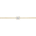 Oval Solitaire Diamond Bracelet