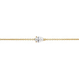 Pear Solitaire Diamond Bracelet