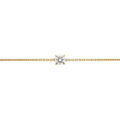 Round Solitaire Diamond Bracelet