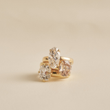 Harper 3.08ct Moval Solitaire Diamond Engagement Ring