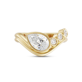 Soraya 1.31ct East West Pear Diamond Ring