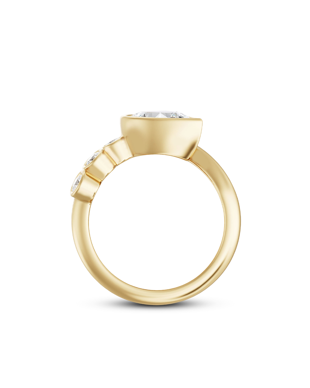 Soraya 1.31ct East West Pear Diamond Ring