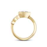 Soraya 1.31ct East West Pear Diamond Ring