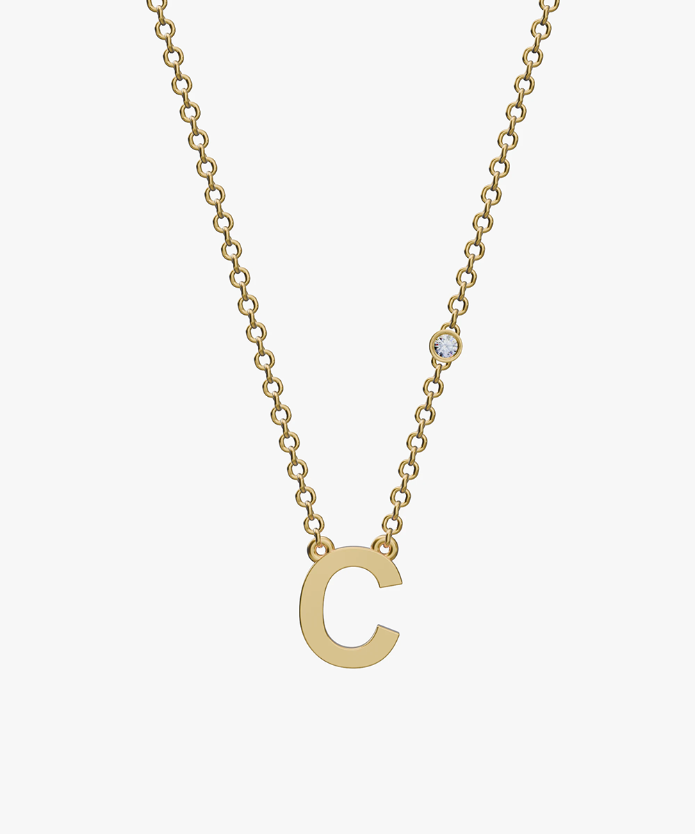 Starlight Initial Necklace