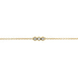 Linked for Life Starlight Trio Anklet