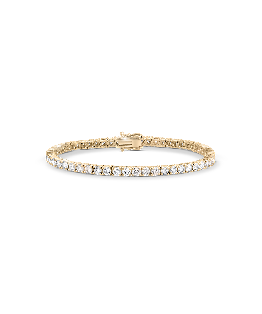 Tennis Bracelet 9ct Yellow Gold