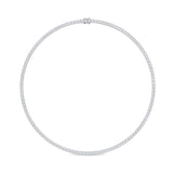 14ct White Gold Lab Grown Diamond Tennis Necklace